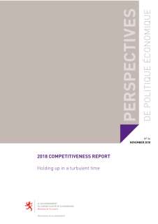 Competitiveness Report 2018: Holding up in a turbulent time